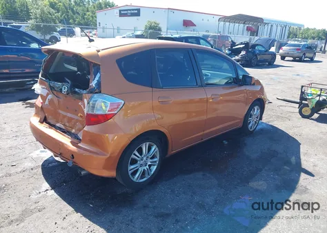 2010 Honda Fit Sport from USA, damaged, VIN JHMGE8H43AC007643